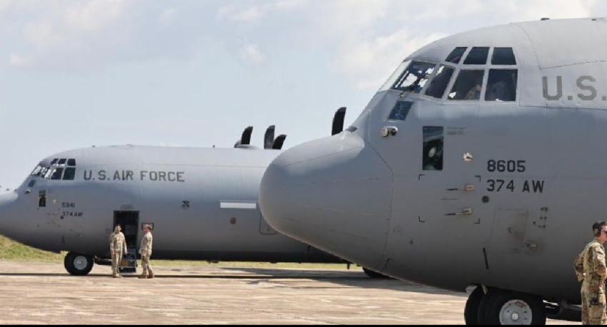 அமெரிக்காவின் 02 சரக்கு விமானங்கள் நாட்டிற்கு..